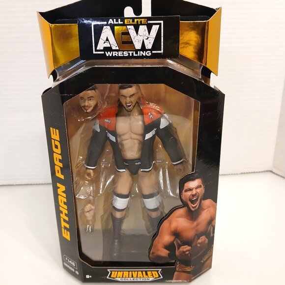 AEW Wrestling Figure Ethan Page #146 Unrivaled Collection Series 15 WWE NXT - Picture 1 of 6